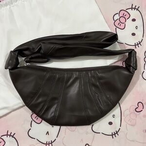 Lemaire Brown Croissant Bag